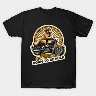 Golden Retriever Easy rider T-Shirt